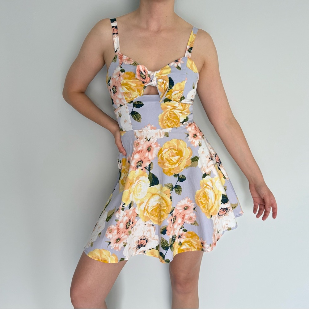 Speechless Yellow Floral Sundress